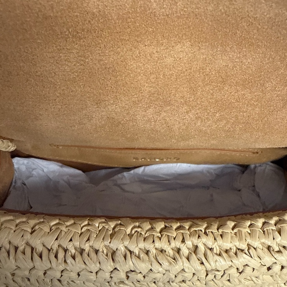 Yza Raffia Paille Handbag - Picture 5 of 6